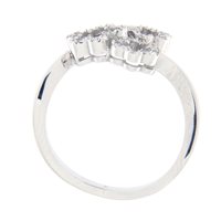 Anello Fanton Gioielli Donna ANELLI DIAMANTI in Oro bianco Diamante 0.19 Ct FGDIAANE07A - FGDIAANE07A